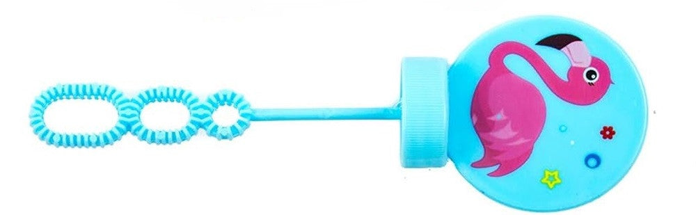 Set 3pz Bacchette Per Bolle Di Sapone Fenicotteri 14cm Giocattolo Regalo Bambini 6719004