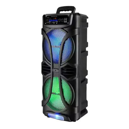 Cassa Amplificata Sp-53 40w Karaoke Bluetooth Con Microfono Portatile Wireless Trolley
