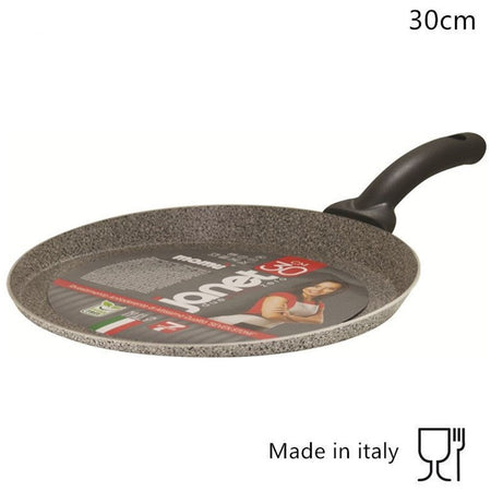 Padella Piastra Tonda Multiuso Da Cucina Antiaderente Antigraffio 7 Strati Da 26/30cm