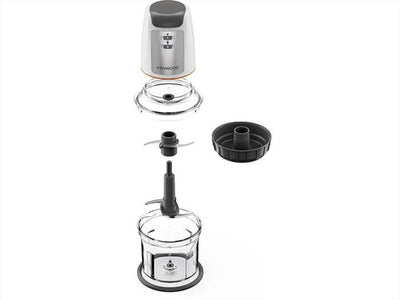 Kenwood tritatutto elettrico easychop capacità 0.5 litri potenza 1000 w colore bianco / grigio - CHP61100WH