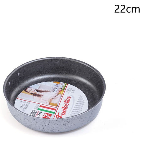 Tortiera Rotonda Rivestimento Antiaderente Antigraffio ø18-22-26-30cm Teglia Cucina