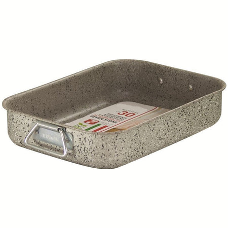 Rostiera Teglia Lasagnera Antiaderente Antigraffio No Pfoa 25-30-35 Cm Con Maniglie