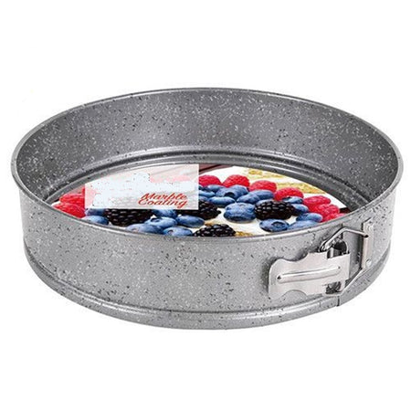 Stampo A Cerniera Rimovibile Da Forno Rotondo In Acciaio 28x6,8cm Utensile Cucina 655862i