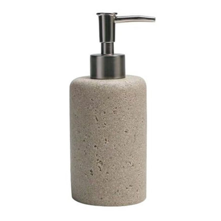 Dispenser Porta Sapone Liquido Pietra Cemento Naturale Accessorio Arredo Da Bagno 87823