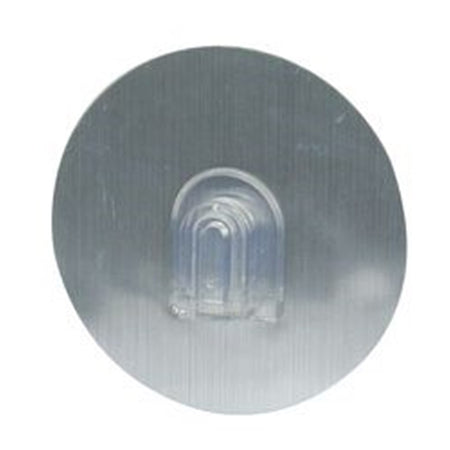 Supporto Base Con Biadesivo Rotondo Ricambio Per Ventosa 8x1.5x8cm Bagno Cucina 79831