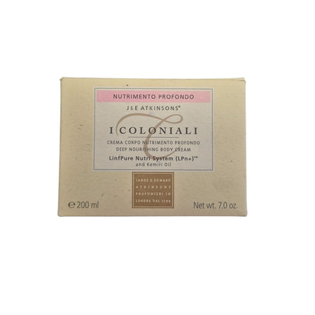 Crema Corpo Nutrimento Profondo 200 Ml I Cloniali Linfpure