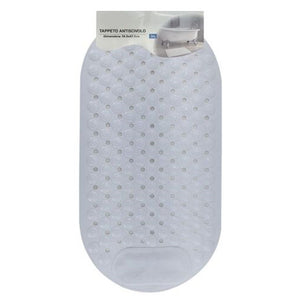 Tappeto Tappetino Antiscivolo Per Vasca Da Bagno Doccia 34.5 X 67.5 Cm Bianco 10789