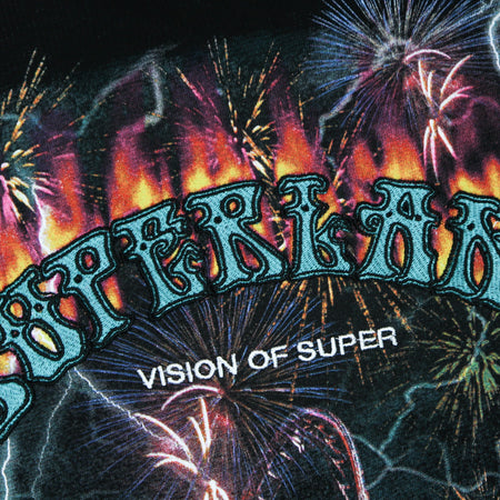 VISION OF SUPER Maglietta Uomo Rides Print Tee Black da uomo