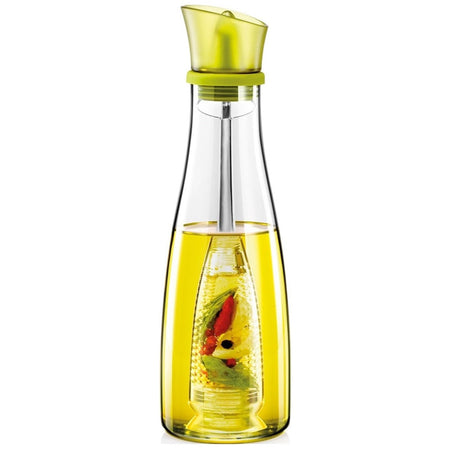 Oliera Con Infusore In Vetro Verde Capacità Da 250 Ml Per Condire Alimenti Cucina