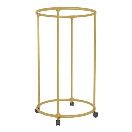 Telaio Circolare Tondo Con Ruote 360° Supporto Rotante Per Negozio Abbigliamento