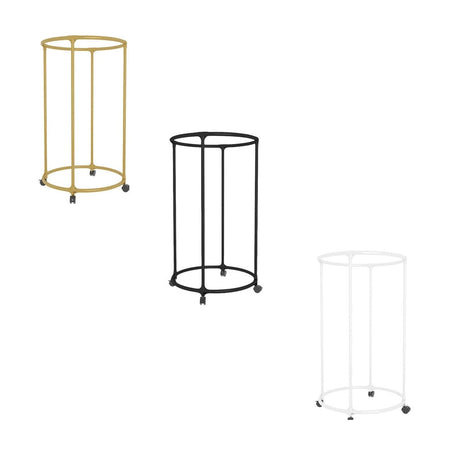 Telaio Circolare Tondo Con Ruote 360° Supporto Rotante Per Negozio Abbigliamento