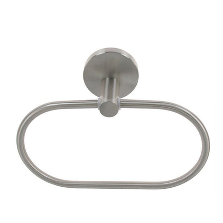 Porta Asciugamani Ad Anello In Acciaio Satinato Accessori Da Bagno Portasciugamano 87910