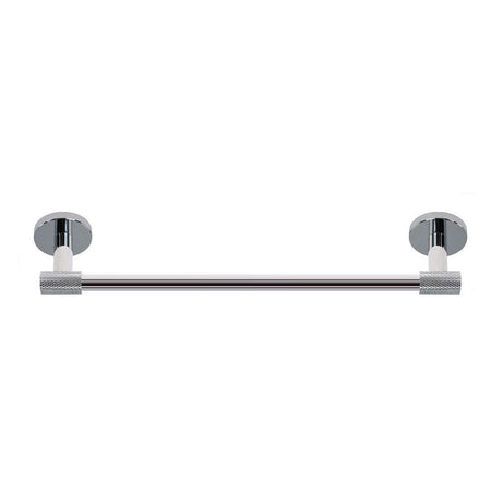 Porta Asciugamani Lungo Da 40 Cm In Acciaio Cromato Accessorio Per Arredo Da Bagno 87922
