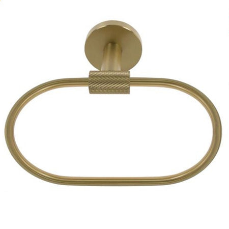 Porta Asciugamani Ad Anello In Acciaio Oro Accessorio Da Bagno Portasciugamano 87932