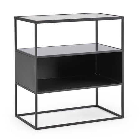 Comodino "Hydra" per camera, Struttura In Acciaio Verniciata A Polvere Epossidica