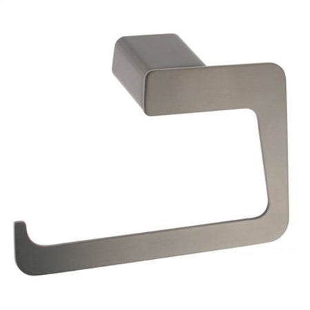 Porta Rotolo Carta Igienica Wc Stilizzato Acciaio Grigio A Muro Accessorio Bagno 87943