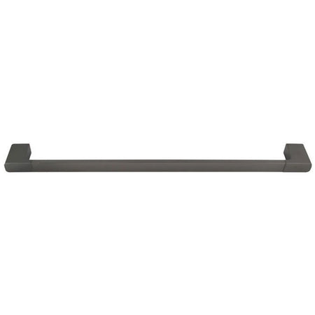 Porta Asciugamano Lungo 60cm A Parete Stilizzato Acciaio Grigio Accessorio Bagno 87944