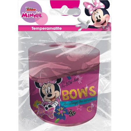 Temperamatite Ovale A 2 Fori Con Serbatoio Minnie Cancelleria Scuola Bambine 960467