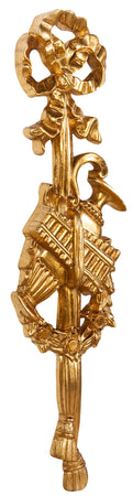 Biscottini Fregio in legno finitura foglia oro anticato L20xPR3,5xH72 cm Made in Italy