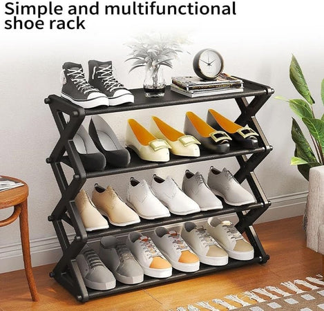 Scarpiera Per Ingresso Organizzatore Scarpe Mobile Mensole Stoccaggio Stretta 65,5x57x20cm