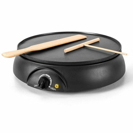 Crepiera Elettrica 1000w Piastra Macchina Per Crepes Pancake Scalda Piadina Antiaderente