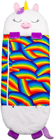 Sacco A Pelo Per Bambini Con Cuscino Morbido Confortevole Pieghevole 2in1 Campeggio Casa