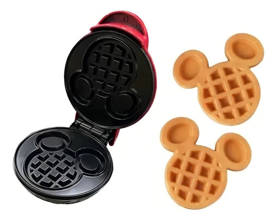 Mini Piastra Macchina Per Waffle A Forma Di Topolino Antiaderente Bambini Facile Da Usare
