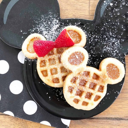 Mini Piastra Macchina Per Waffle A Forma Di Topolino Antiaderente Bambini Facile Da Usare
