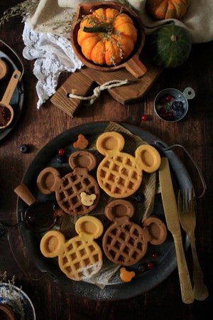 Mini Piastra Macchina Per Waffle A Forma Di Topolino Antiaderente Bambini Facile Da Usare