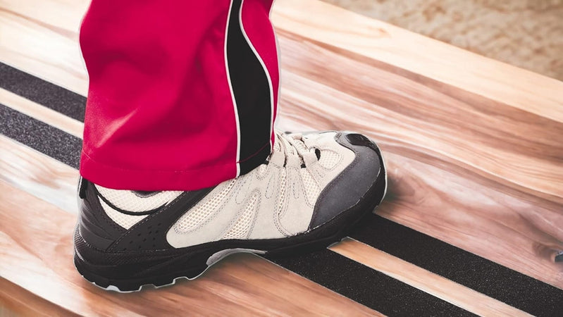 Nastro Adesivo Nero Per Interno/esterno Anticaduta Antiscivolo Senza Residui 25mmx5mt