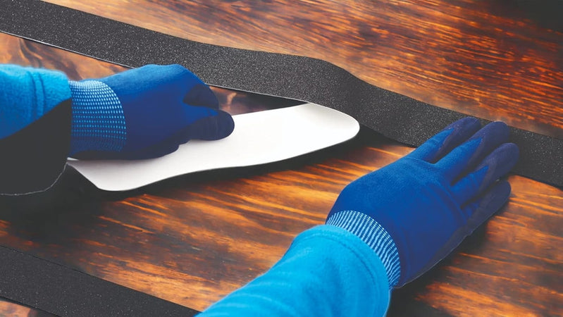 Nastro Adesivo Nero Per Interno/esterno Anticaduta Antiscivolo Senza Residui 25mmx5mt