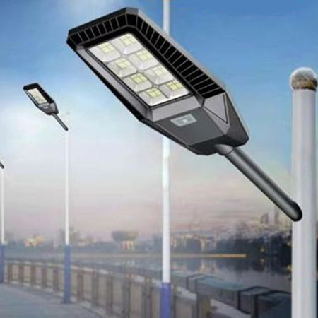 Lampione Stradale Faro A Led Solare Per Esterno 120 W Luce 7000k Sl-606-200-7000k