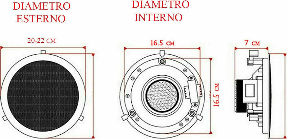 21Cm Coppia Casse Acustiche 20W x1 BLUETOOTH Incasso Filodiffusione Negozi CASA Elettronica/Elettronica per veicoli/Elettronica per auto/Sistemi audio/Altoparlanti/Sistemi Subwoofer integrati Zencoccostore - Formia, Commerciovirtuoso.it