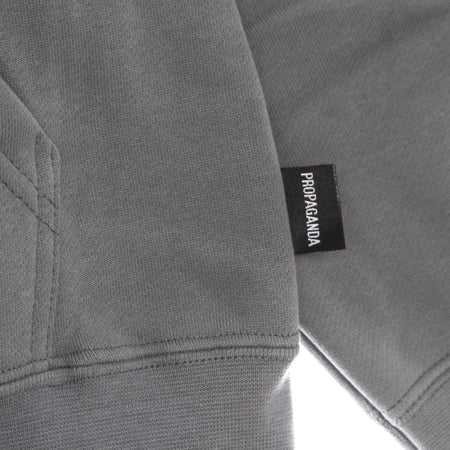 PROPAGANDA Felpa Cappuccio Uomo Scarful Eye Hoodie Grey da uomo
