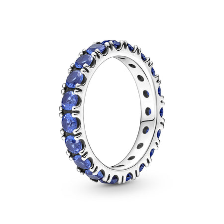 PANDORA - Anello eternity Sentiero luminoso blue