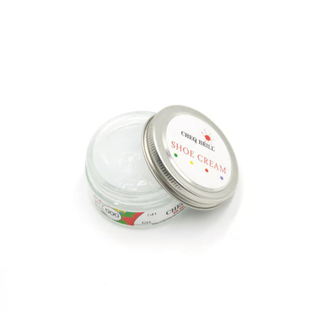 Ecoprice Crema Scarpe Shoe Cream Cheq Brill (50 ml) Bianco 000