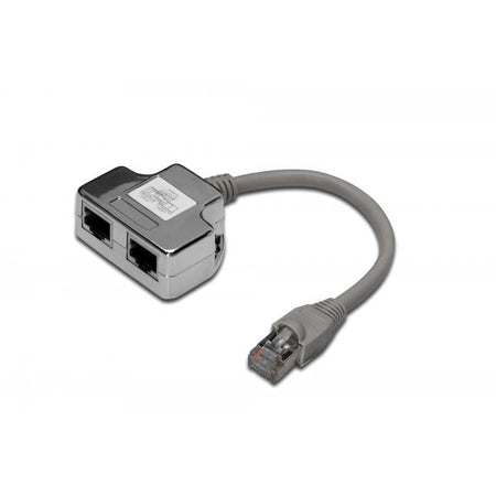 Sdoppiatore schermato Stp per 2 Linee RJ45 (DN-93904)