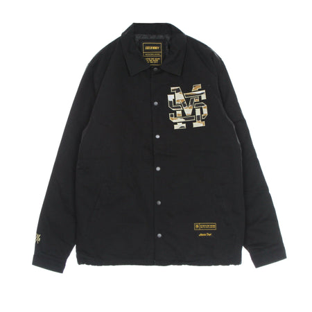 5TATE OF MIND Giacca Coach Jacket Uomo Monogram Jacket Black da uomo