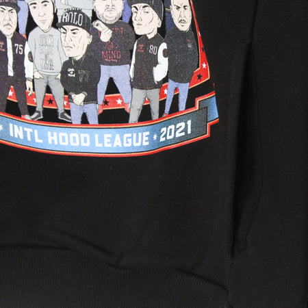 5TATE OF MIND Felpa Cappuccio Uomo 10th Years Anniversary League Hoodie White da uomo