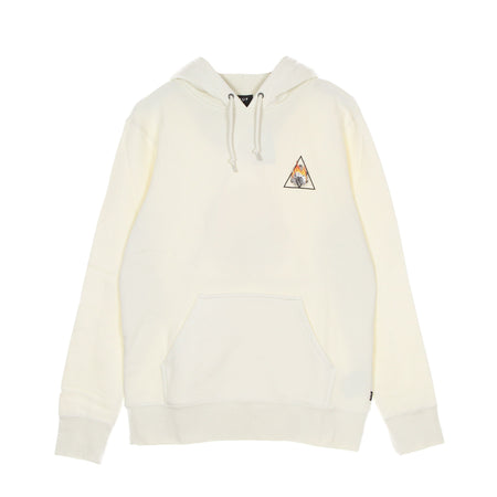 HUF Felpa Cappuccio Uomo Hot Dice Triple Triangle Po Hoodie Natural da uomo