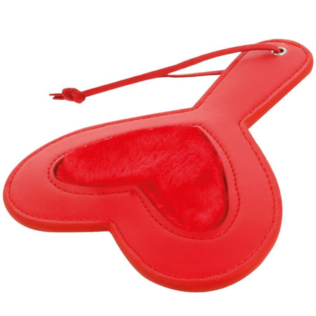 Paddle Love Red Paletta Fetish BDSM a Forma di Cuore Darkness