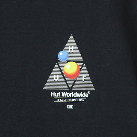 HUF Felpa Cappuccio Uomo Video Format Po Hoodie Navy Blazer da uomo