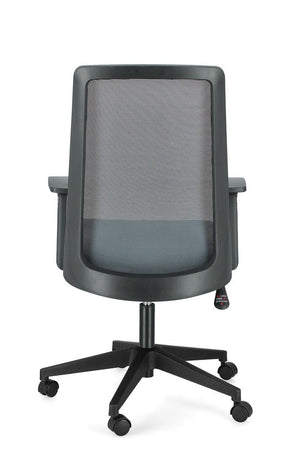 Poltrona "Wesley" da gaming ed ufficio ergonomica in poliestere con braccioli e ruote