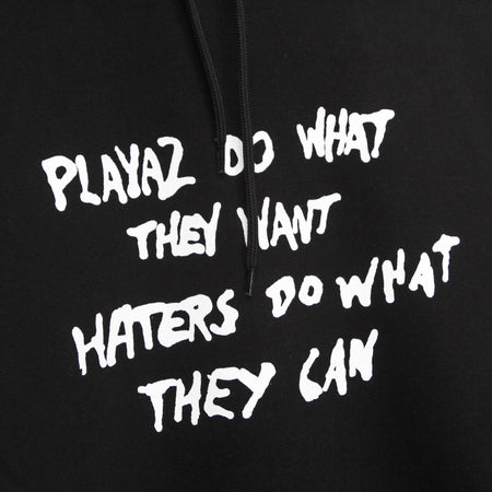 USUAL Felpa Cappuccio Uomo Playaz Hoodie Black da uomo