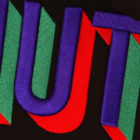 IUTER Felpa Cappuccio Uomo Say Something Hoodie Black da uomo