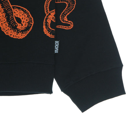 OCTOPUS Felpa Leggera Girocollo Uomo Outline Crewneck Black da uomo