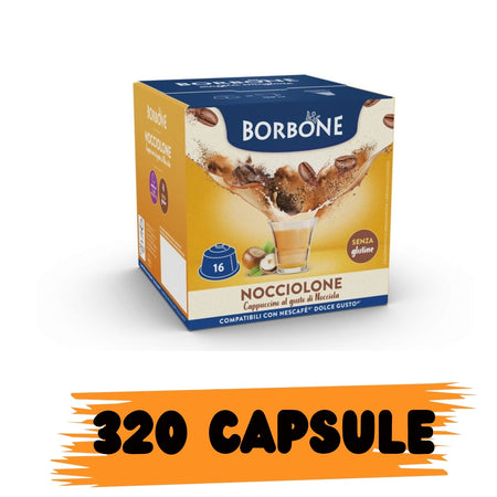 Borbone Box Capsule Comp. Dolce Gusto Nocciolone 320