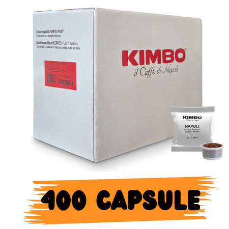 Capsule Caffè Kimbo miscela Napoli compatibili Espresso Point 400 capsule
