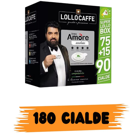 Lollo Caffe Linea Amore Assoluto Cialde Compostabili 180pz