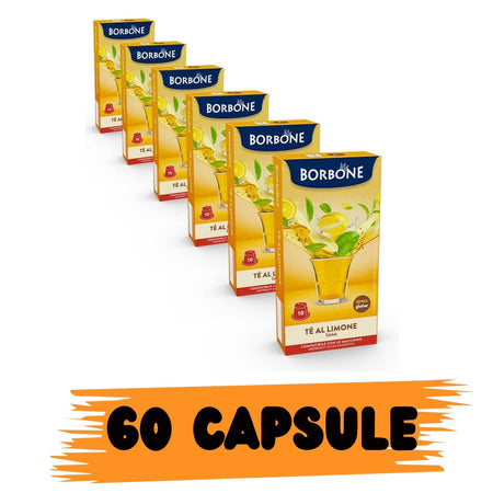Caffe' Borbone Box Capsule Nespresso Infuso The al Limone 60pz